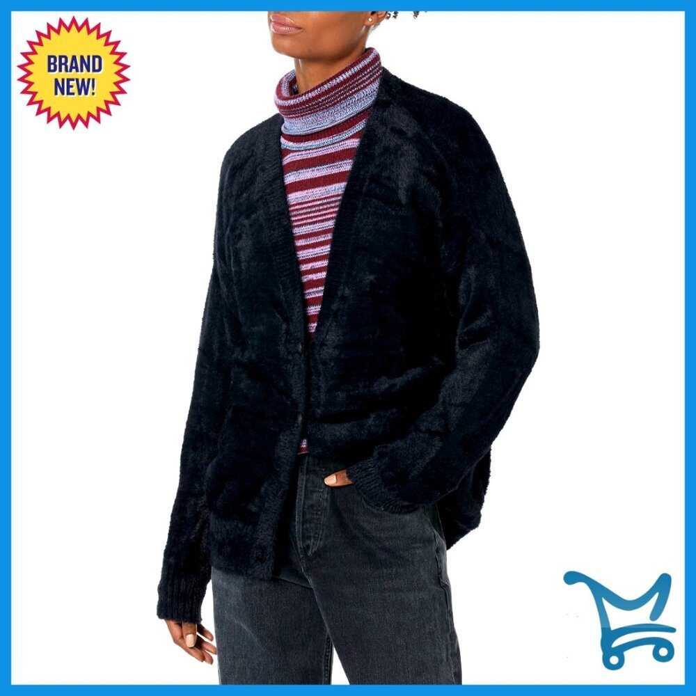 Long Sleeve V-Neck Cardigan Cotton Blend Button Front Fall Sweater
